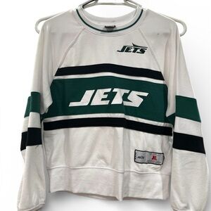 NFL Jets White and Green Sweatshirt Size M (NWT)